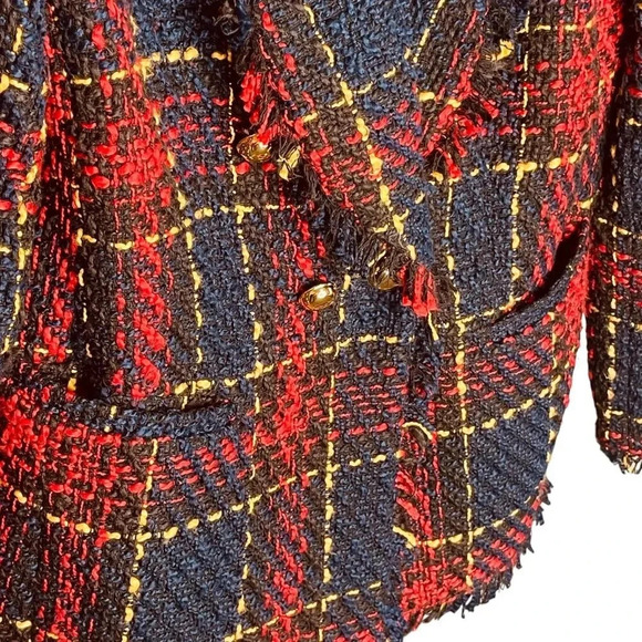 Halogen Shawl Collar Tweed Blazer - Picture 9 of 14